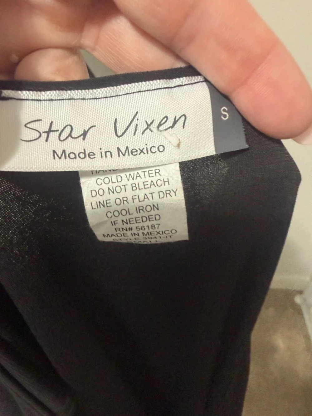 Star Vixen Black Midi Wrap Dress